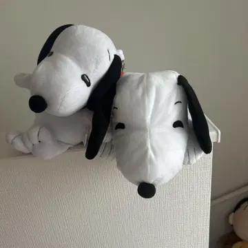 스누피 사선 가케 백과 티슈 케이스 봉제 인형 약 30cm