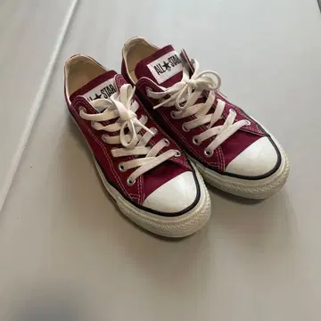 ALL STAR 버건디 스니커즈 컨버스 converse 24cm