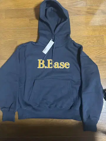 B.Base 후드 부착 후드티 네이비