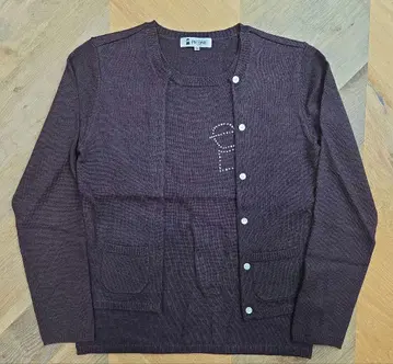 새상품급 PICONE 가디건 38 유니크 다크 브라운 y31