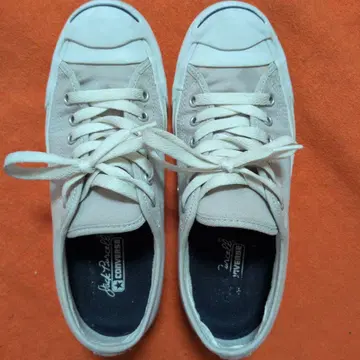 컨버스 Jack Purcell 화이트 스니커즈 24cm