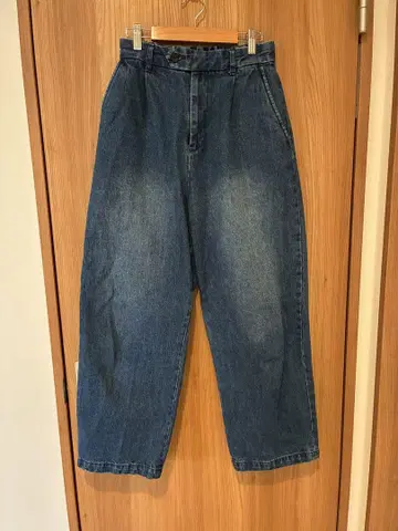 FREAK'S STORE 와이드 데님 팬츠 S 사이즈 다크 블루