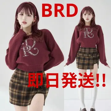 Darich DR 비쥬 볼륨 리브 니트탑 BRD