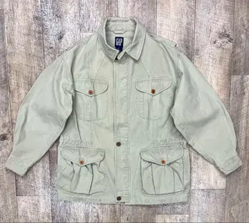 90'S GAP 구택 턱끈 포함 밀리터리 자켓 베이지 레어