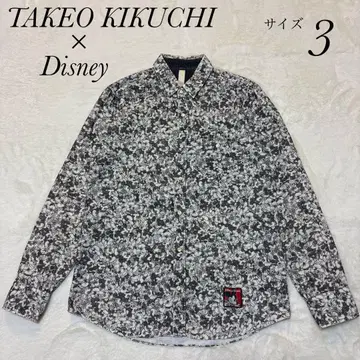 TAKEO KIKUCHI x Disney 긴팔 셔츠 사이즈 3 미키마우스