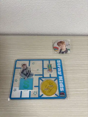 아크릴 스탠드와 배지 세트