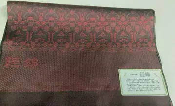 순수 실크 경금(타테니시키) 오비 장식 천