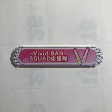 Vivid BAD SQUAD 핀 배지