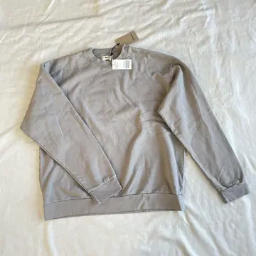 [ 새상품 ] Upcycle 속기모 크루넥 맨투맨 그레이