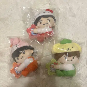 니시하타 다이코, 오니시 류세이, 오하시 카즈야 산리오 콜라보 봉제 인형