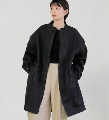 새상품급! 2way 데님 드로우 스트링 아우터