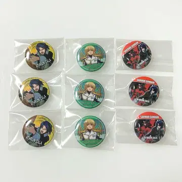 건담 SEED 32mm 캔뱃지 아스란 & 카가리 9개 세트