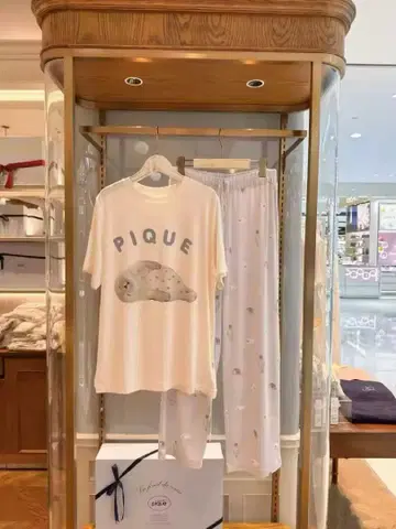 물범 프린트 룸웨어 세트