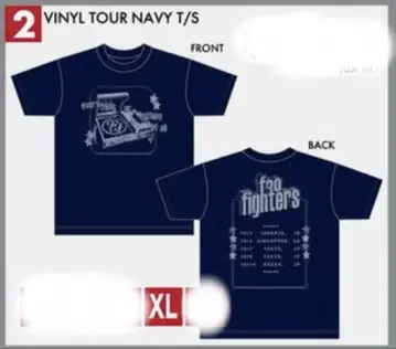 [ XL 사이즈 ] foo fighters 투어 T셔츠 푸 파이터즈