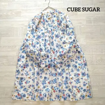 CUBE SUGAR 큐브 슈가 꽃무늬 셔츠 원피스 M