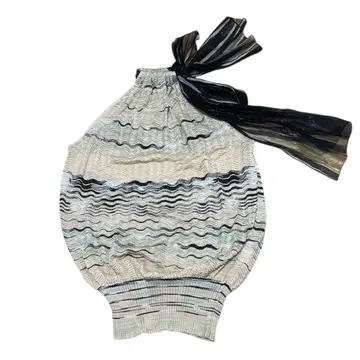 missoni 멀티 컬러 슬리브리스 상의