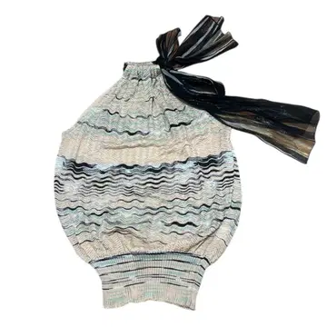 missoni 멀티 컬러 슬리브리스 상의