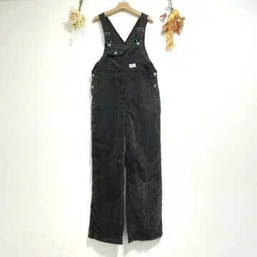 CHIP CLIP 칩 클립 [ M ] 코듀로이 오버롤 블랙