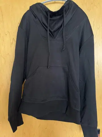 KRIS VAN ASSCHE 블랙 후드티 S