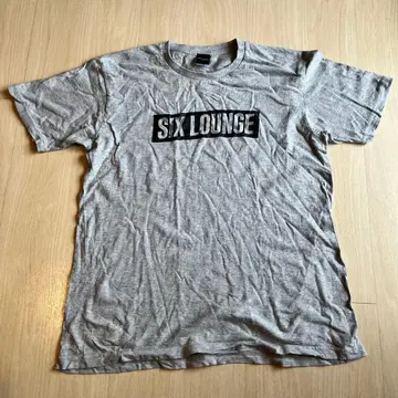SIX LOUNGE 그레이 T셔츠 XL