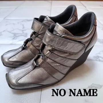 NO NAME 노네임 벨크로 테이프 웨지솔 스니커즈 24cm