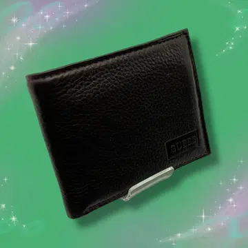 [새상품급] 게스 접이식 지갑 가죽 다크 브라운 계열