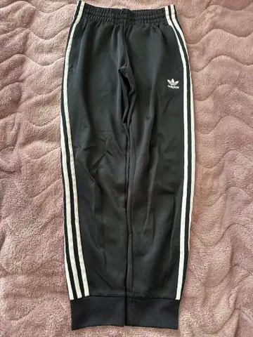 adidas 블랙 스웨트 팬츠 S