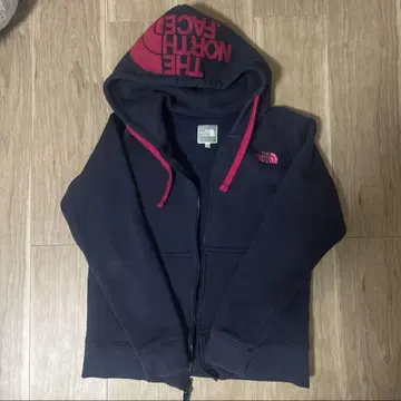 THE NORTH FACE 네이비 후드 부착 후드티