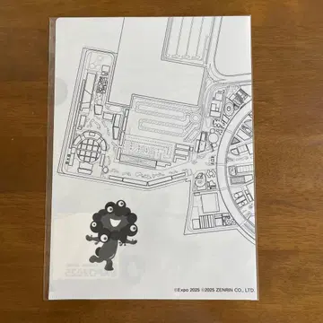 Expo 2025 블랙 미야쿠미야쿠 지도 디자인 클리어 파일