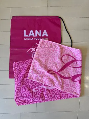 LANA LIKE A FLOWER 표범 무늬 타월