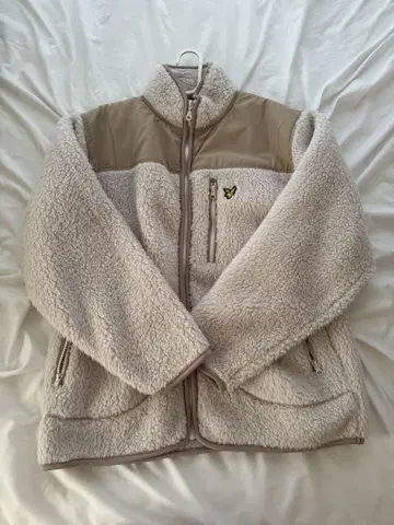 Lyle & Scott 플리스 자켓 베이지