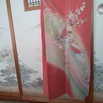 호몬기 군시 염색 순수 실크 금채