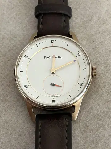 작동 Paul Smith 스몰 세컨드 여성용 QZ 손목시계 배터리 새상품