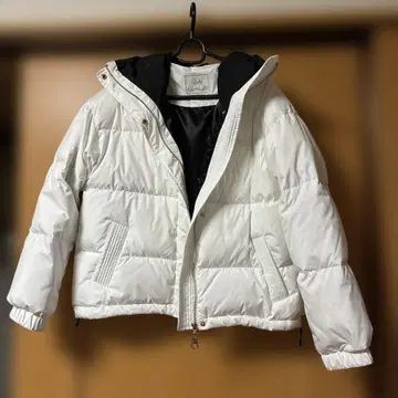 Rady 화이트 후드 부착 다운 자켓