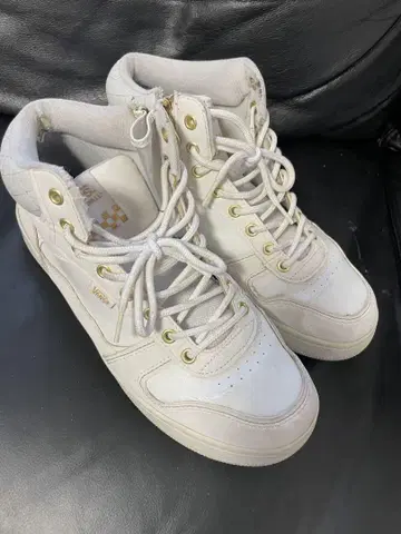 Vans 화이트 하이컷 스니커즈