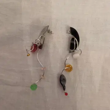 새상품급 matori 작가 핸드메이드 양 귀걸이