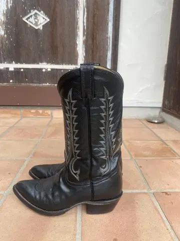 TONY LAMA 블랙 웨스턴 부츠 8 1/2 E REDwing