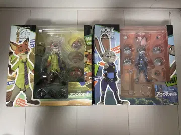 카이요도 주토피아 피규어 세트 주디 홉스 닉 와일드