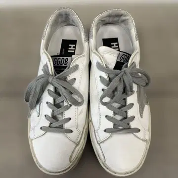 GOLDEN GOOSE HISTAR 화이트/실버 36