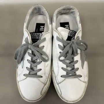 GOLDEN GOOSE HISTAR 화이트/실버 36