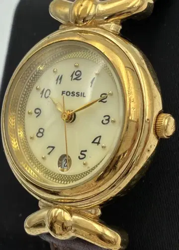 FOSSIL ES-8611 데이트 여성용 손목시계 (작동 가능)