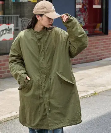MONO-MART M-65 모즈 코트 빅 실루엣 1009Z
