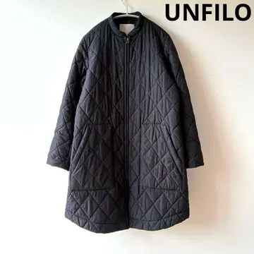 UNFILO 다이아 퀼트 아우터