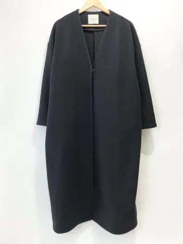 FREAK'S STORE 노카라 롱 코트 V넥 1009Z