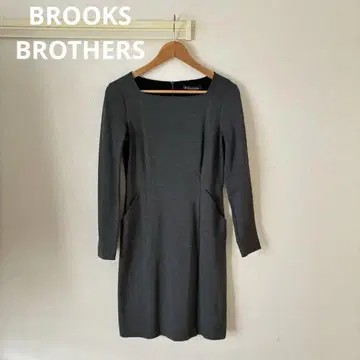 브룩스브라더스 스트레치 타이트 원피스 긴팔 0 차콜 그레이