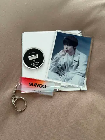 ENHYPEN 선우 카페 아크릴 스탠드 키링