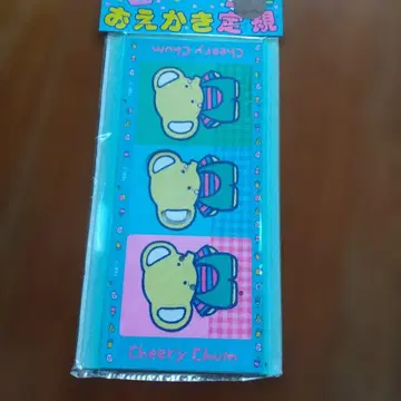 산리오 치어리 참 그리기 눈금자/플라스틱제: 1986년제