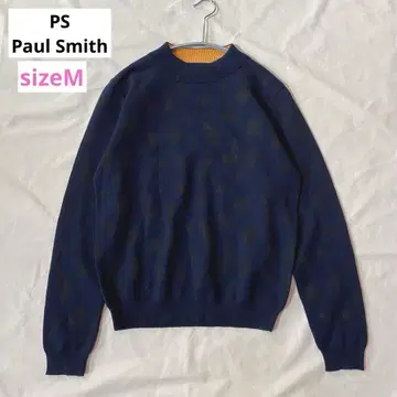PS 폴스미스 올 패턴 얇은 소재 니트 네이비 사이즈 M