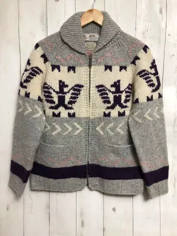 gim 카우친 프론트 지퍼 스웨터 M 울 100%