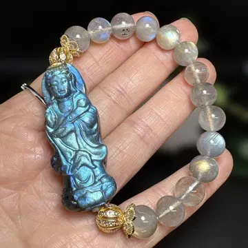 래브라도 라이트 강한 실러 관음보살 팔찌